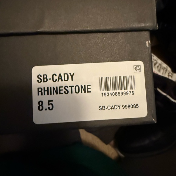 Sparkling Silver Ankle Boots - Picture 2 of 2